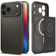 Pilkas (Gunmetal) dėklas Apple iPhone 17 Pro telefonui "Spigen Thin Fit MAG Magsafe"