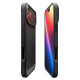 Matinis juodas dėklas Apple iPhone 17 Pro telefonui "Spigen Rugged Armor Mag Magsafe"