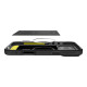 Matinis juodas dėklas Apple iPhone 17 Pro telefonui "Spigen Rugged Armor Mag Magsafe"