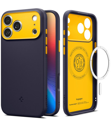 Mėlynas dėklas Apple iPhone 17 Pro telefonui "Spigen Nano Pop MAG Magsafe"