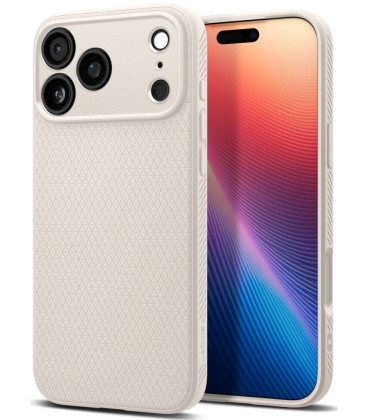 (Natural Titanium) dėklas Apple iPhone 17 Pro telefonui "Spigen Liquid Air"