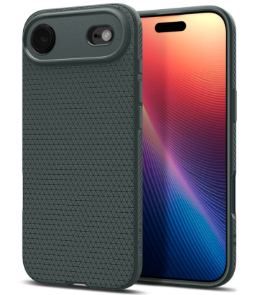 Žalias dėklas Apple iPhone Air telefonui "Spigen Liquid Air"