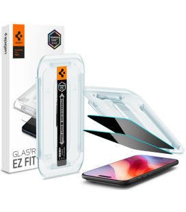 (Privacy) Apsauginis grūdintas stiklas Apple iPhone Air telefonui "Spigen Glas.TR EZ Fit 2-Pack"