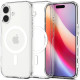 Skaidrus (Baltas) dėklas Apple iPhone 17 telefonui "Spigen Ultra Hybrid MAG Magsafe"