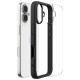 Matinis juodas / skaidrus dėklas Apple iPhone 17 telefonui "Spigen Ultra Hybrid"