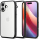 Matinis juodas / skaidrus dėklas Apple iPhone 17 telefonui "Spigen Ultra Hybrid"