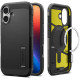 Juodas dėklas Apple iPhone 17 telefonui "Spigen Tough Armor T MAG Magsafe"