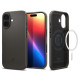Pilkas (Gunmetal) dėklas Apple iPhone 17 telefonui "Spigen Thin Fit MAG Magsafe"