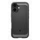 Matinis juodas dėklas Apple iPhone 17 telefonui "Spigen Rugged Armor Mag Magsafe"