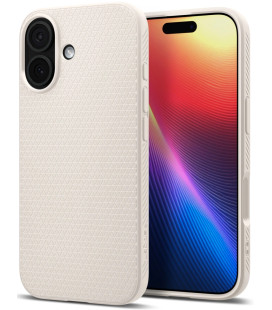(Natural Titanium) dėklas Apple iPhone 17 telefonui "Spigen Liquid Air"
