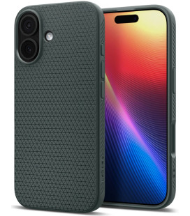 Žalias dėklas Apple iPhone 17 telefonui "Spigen Liquid Air"