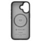 Juodas dėklas Apple iPhone 17 telefonui "Spigen Enzo Aramid T Mag Magsafe"