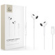 Baltos Type-C ausinės "Tech-Protect Ultraboost Earphone Core G2"