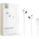 Baltos Lightning ausinės "Tech-Protect Ultraboost Earphone Core G2"