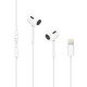 Baltos Lightning ausinės "Tech-Protect Ultraboost Earphone Core G2"