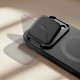 Juodas dėklas Apple iPhone 17 Pro Max telefonui "Tech-Protect Kevlar Aura Magsafe"