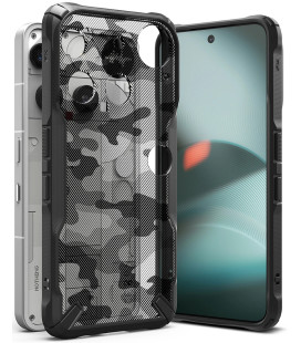 Juodas (Camo) dėklas Nothing Phone 3 telefonui "Ringke Fusion X"