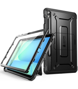Juodas dėklas Samsung Galaxy Tab S9 11.0 / S9 FE / S10 FE / S10 Lite 10.9 planšetei "Supcase Unicorn Beetle Pro"
