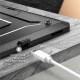 Juodas dėklas Samsung Galaxy Tab S9 11.0 / S9 FE / S10 FE / S10 Lite 10.9 planšetei "Supcase Unicorn Beetle Pro"