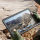 Juodas dėklas Samsung Galaxy Tab S10 FE Plus 13.1. X620 / X626B planšetei "Supcase Unicorn Beetle Pro"
