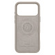 Pilkas (Stone) silikoninis dėklas Apple iPhone 17 Pro Max telefonui "Spigen Silicone Fit MAG Magsafe"