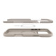 Pilkas (Stone) silikoninis dėklas Apple iPhone 17 Pro Max telefonui "Spigen Silicone Fit MAG Magsafe"