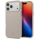 Pilkas (Stone) silikoninis dėklas Apple iPhone 17 Pro Max telefonui "Spigen Silicone Fit MAG Magsafe"