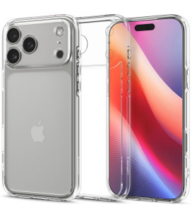 Skaidrus dėklas Apple iPhone 17 Pro Max telefonui "Spigen Ultra Hybrid"