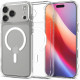 Skaidrus (Baltas) dėklas Apple iPhone 17 Pro Max telefonui "Spigen Ultra Hybrid MAG Magsafe"