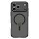 Matinis juodas dėklas Apple iPhone 17 Pro Max telefonui "Spigen Ultra Hybrid MAG Magsafe"