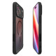 Matinis juodas dėklas Apple iPhone 17 Pro Max telefonui "Spigen Ultra Hybrid MAG Magsafe"