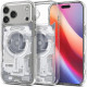 Dėklas Apple iPhone 17 Pro Max telefonui "Spigen Ultra Hybrid MAG Magsafe Zero One White"