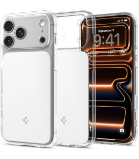 Skaidrus / baltas dėklas Apple iPhone 17 Pro Max telefonui "Spigen Ultra Hybrid T MAG Magsafe"