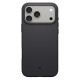 Juodas silikoninis dėklas Apple iPhone 17 Pro telefonui "Spigen Silicone Fit MAG Magsafe"