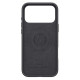 Juodas silikoninis dėklas Apple iPhone 17 Pro telefonui "Spigen Silicone Fit MAG Magsafe"