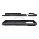 Juodas silikoninis dėklas Apple iPhone 17 Pro telefonui "Spigen Silicone Fit MAG Magsafe"