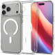 Skaidrus (Baltas) dėklas Apple iPhone 17 Pro telefonui "Spigen Ultra Hybrid MAG Magsafe"