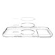 Skaidrus / baltas dėklas Apple iPhone 17 Pro telefonui "Spigen Liquid Crystal MAG Magsafe"