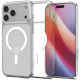 Skaidrus / baltas dėklas Apple iPhone 17 Pro telefonui "Spigen Liquid Crystal MAG Magsafe"