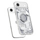 Dėklas Apple iPhone Air telefonui "Spigen Ultra Hybrid MAG Magsafe Zero One White"
