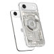 Dėklas Apple iPhone Air telefonui "Spigen Ultra Hybrid MAG Magsafe Zero One Natural Titanium"