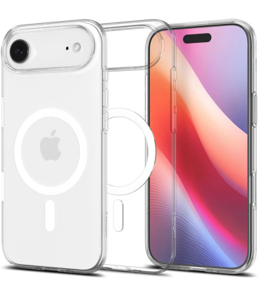 Skaidrus / baltas dėklas Apple iPhone Air telefonui "Spigen Liquid Crystal MAG Magsafe"