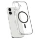 Skaidrus (Graphite) dėklas Apple iPhone 17 telefonui "Spigen Ultra Hybrid MAG Magsafe"