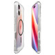 Skaidrus (Graphite) dėklas Apple iPhone 17 telefonui "Spigen Ultra Hybrid MAG Magsafe"