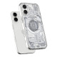 Dėklas Apple iPhone 17 telefonui "Spigen Ultra Hybrid MAG Magsafe Zero One White"