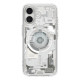 Dėklas Apple iPhone 17 telefonui "Spigen Ultra Hybrid MAG Magsafe Zero One Natural Titanium"