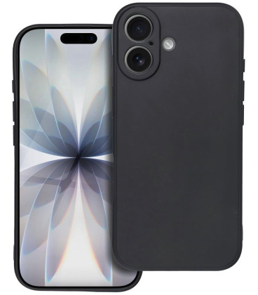 Juodas dėklas Apple iPhone 17 telefonui "Matt Case"