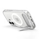 Skaidrus / baltas dėklas Apple iPhone 17 telefonui "Spigen Ultra Hybrid "S" MAG Magsafe"