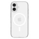 Skaidrus / baltas dėklas Apple iPhone 17 telefonui "Spigen Liquid Crystal MAG Magsafe"