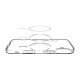 Skaidrus / baltas dėklas Apple iPhone 17 telefonui "Spigen Liquid Crystal MAG Magsafe"